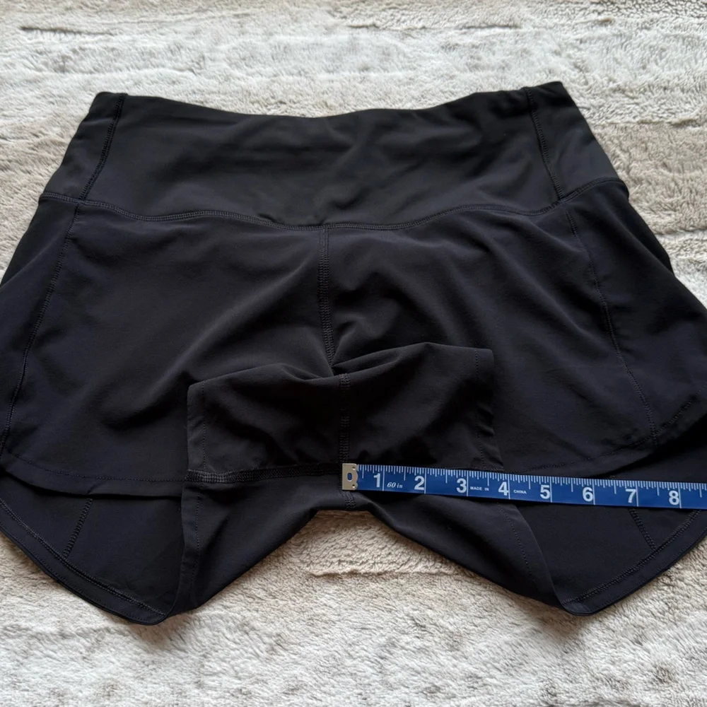Lululemon Speed Up Short Long High-Rise *4" in Black Size 6 - Picture 12 of 15